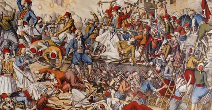 Η πρώτη πολιορκία του Μεσολογγίου, 25 Oκτωβρίου 1822
